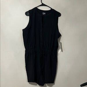 Black Sleeveless Romper